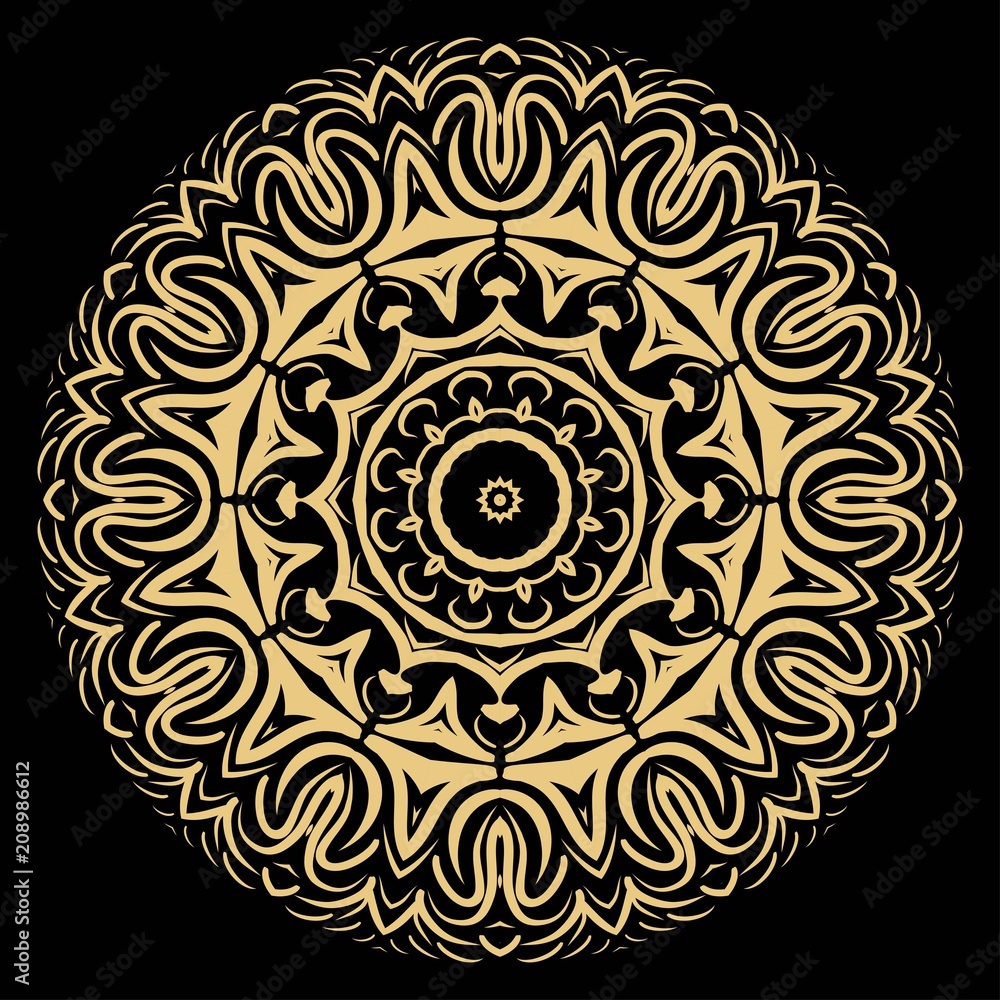 Art deco pattern of floral elements. seamless pattern. Vector illustration. design for printing, presentation, textile industry Art deco pattern of floral elements. seamless pattern. Vector illustration. design for printing, presentation, textile industry