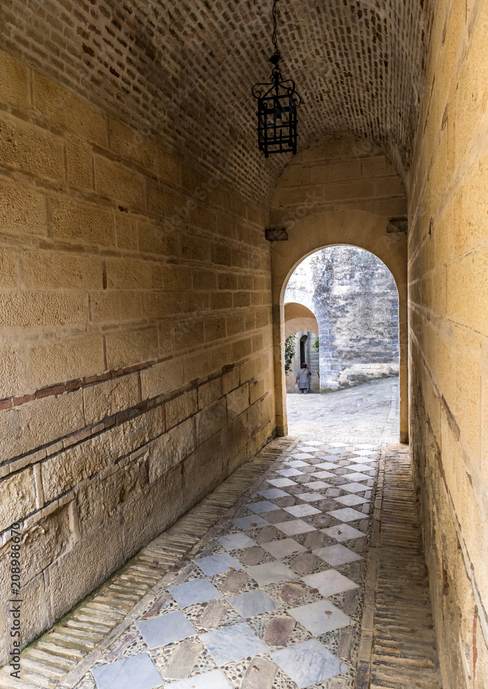 Obraz premium Castle of Almodovar del Rio, It is a fortitude of Moslem origin, a Stage of the American producer HBO, for the series “Game of Thrones”. Almodovar of the Rio, Spain