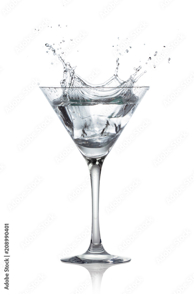 single glass of drink isolated on white background single glass of drink isolated on white background