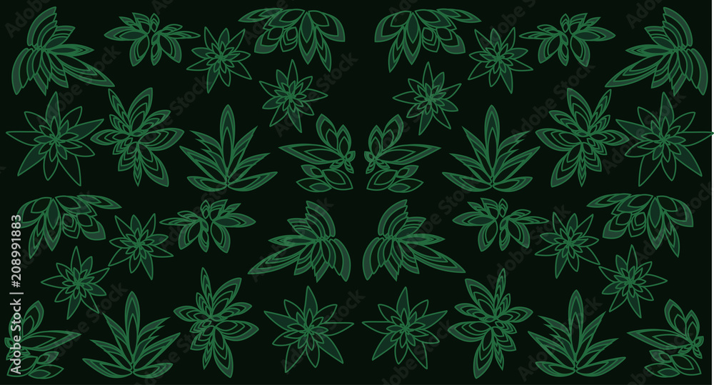 custom made wallpaper toronto digitalLeaves pattern wallpaper