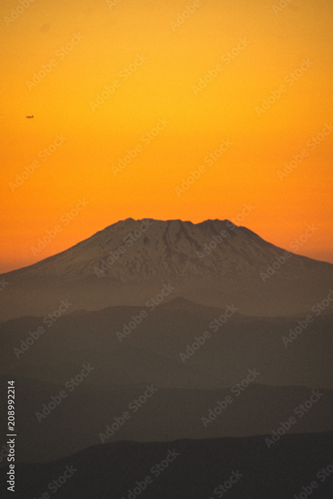 Mt Saint Helens Sunset