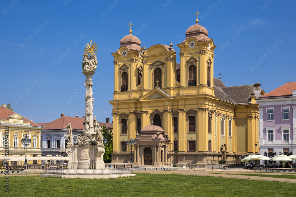 Timisoara Union Square Catholic Cathedral