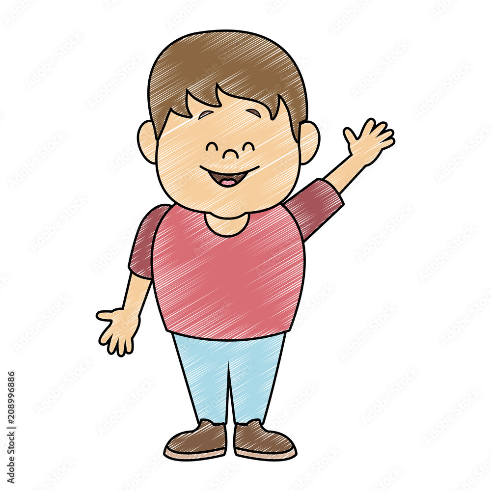 Cute boy cartoon vector illustration graphic design Cute boy cartoon vector illustration graphic design