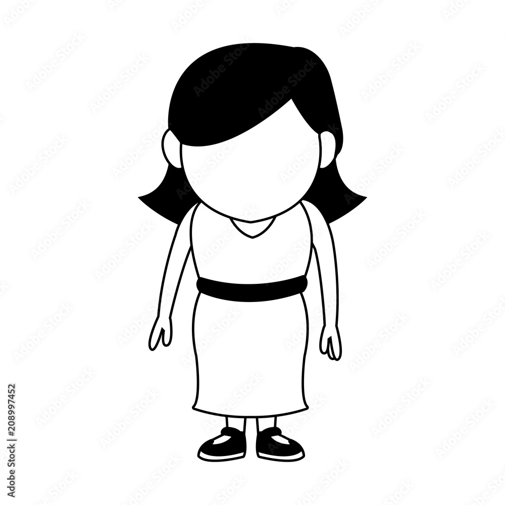 Cute mother cartoon vector illustration graphic design Cute mother cartoon vector illustration graphic design