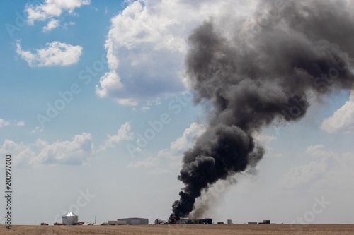 Emergent Green Energy Bio ( EGE Bio Diesel ) Catches Fire Causing Toxic Fumes to Evacuate Local Residents Near Minneola Kansas