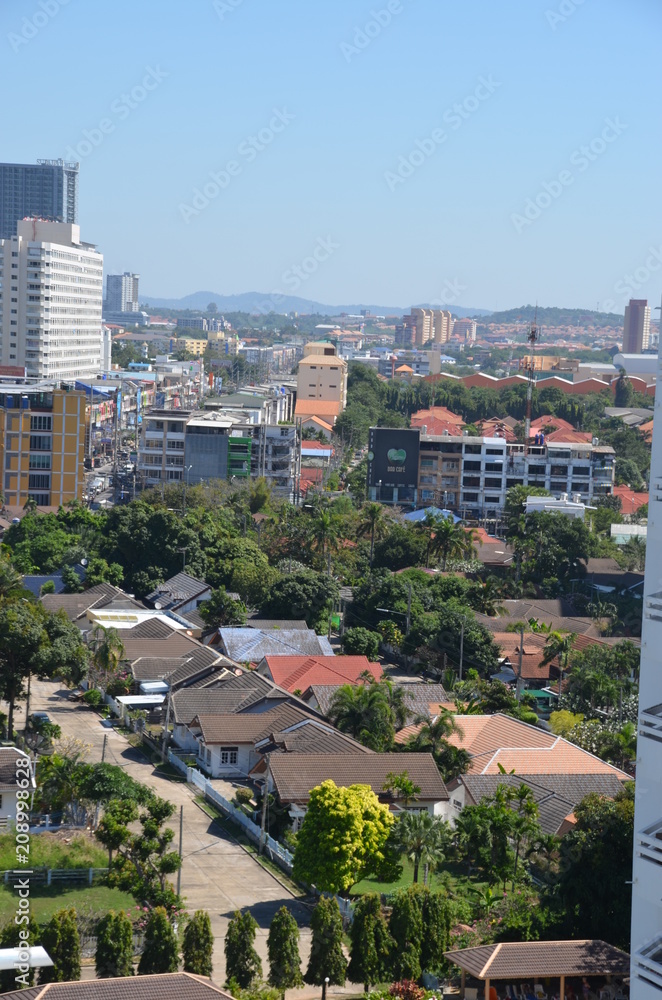 Fototapeta premium city panorama thailand pattaya