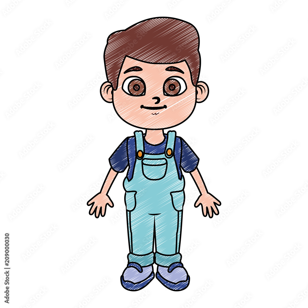 Cute and happy boy cartoon vector illustration graphic design Cute and happy boy cartoon vector illustration graphic design