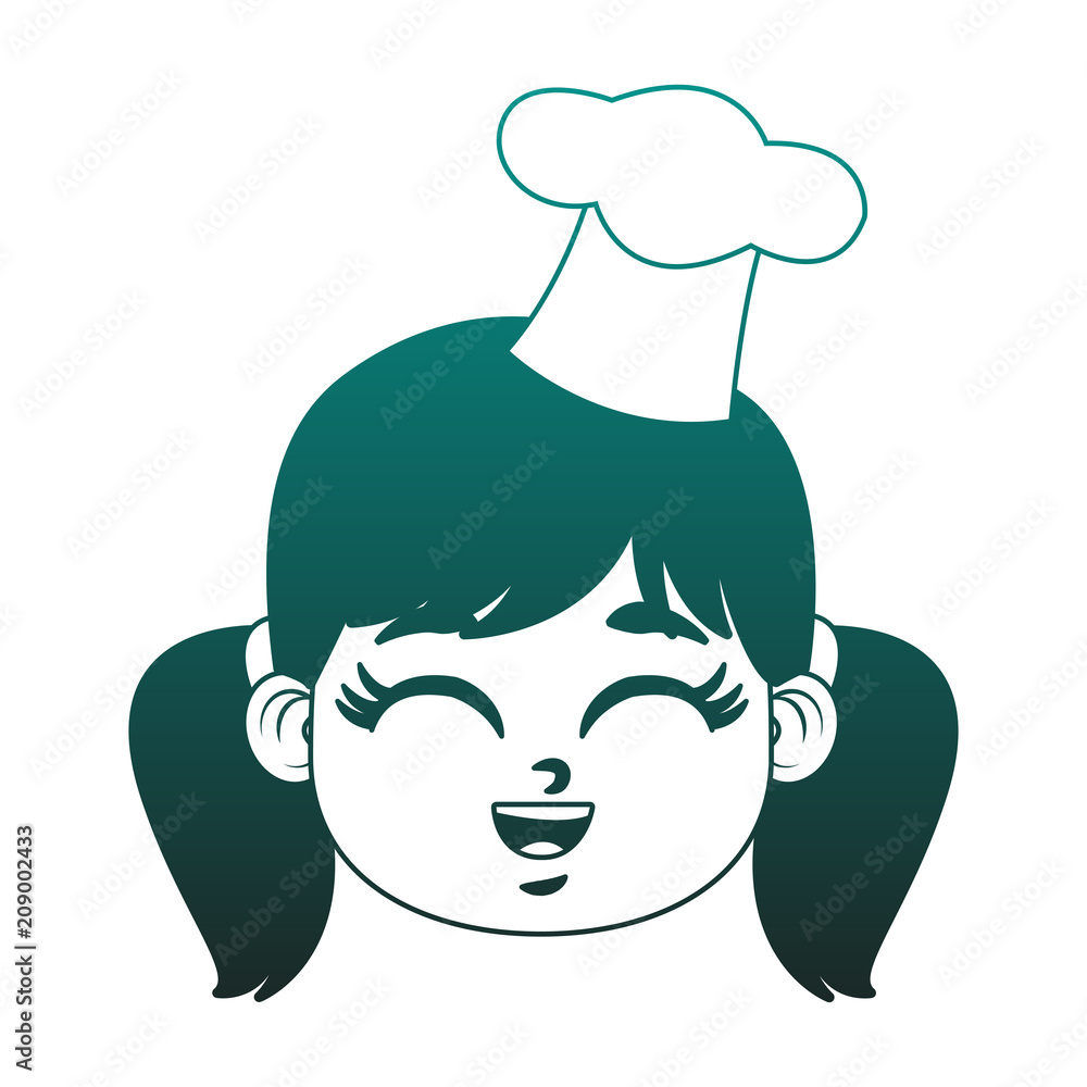 Obraz premium Beautiful girl faceless cartoon vector illustration graphic design