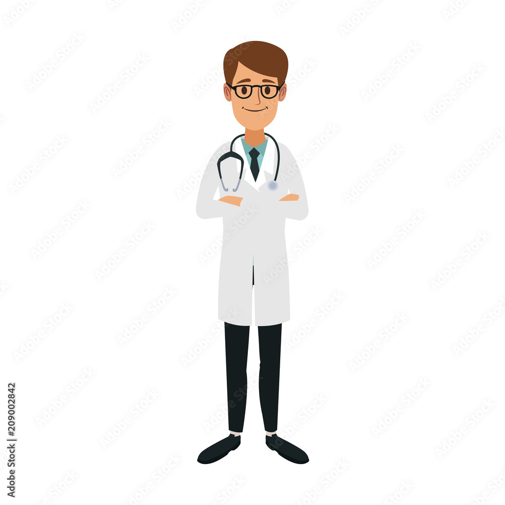 Male doctor cartoon vector illustration graphic design Male doctor cartoon vector illustration graphic design