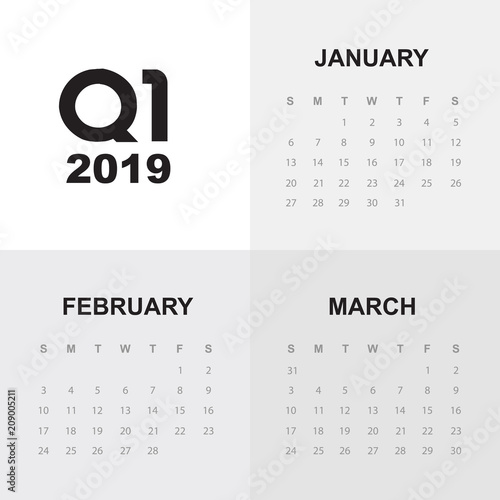 First quarter of calendar 2019