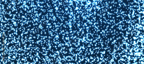 Falling snow background. Abstract snowflake pattern. Glowing points. Vector Illustration.