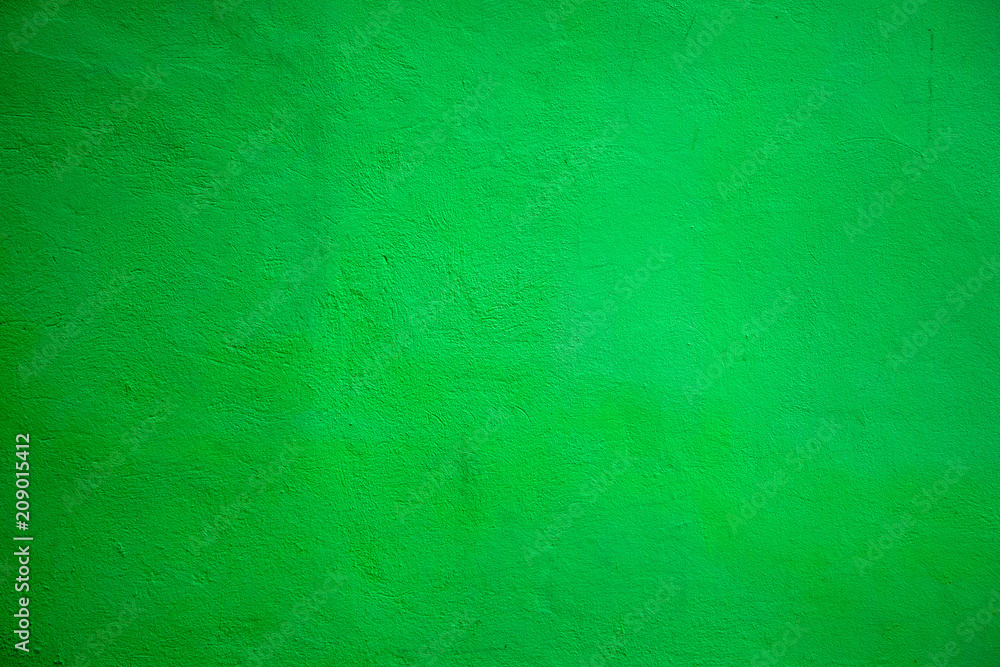 green wall covered with plaster