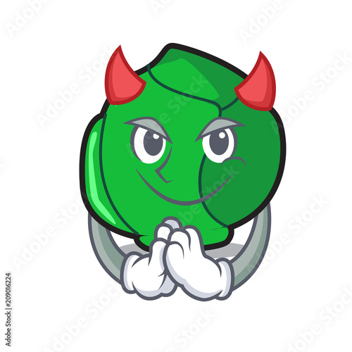 Devil brussels mascot cartoon style photo