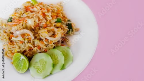 Cooking, Thailand, Fried Rice, Seafood, Fried