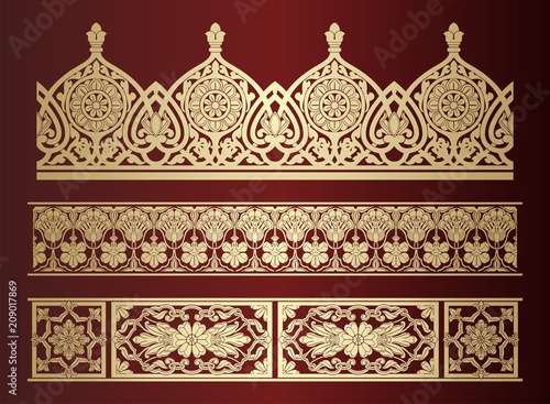 paisley floral pattern, textile , Rajasthan, royal India