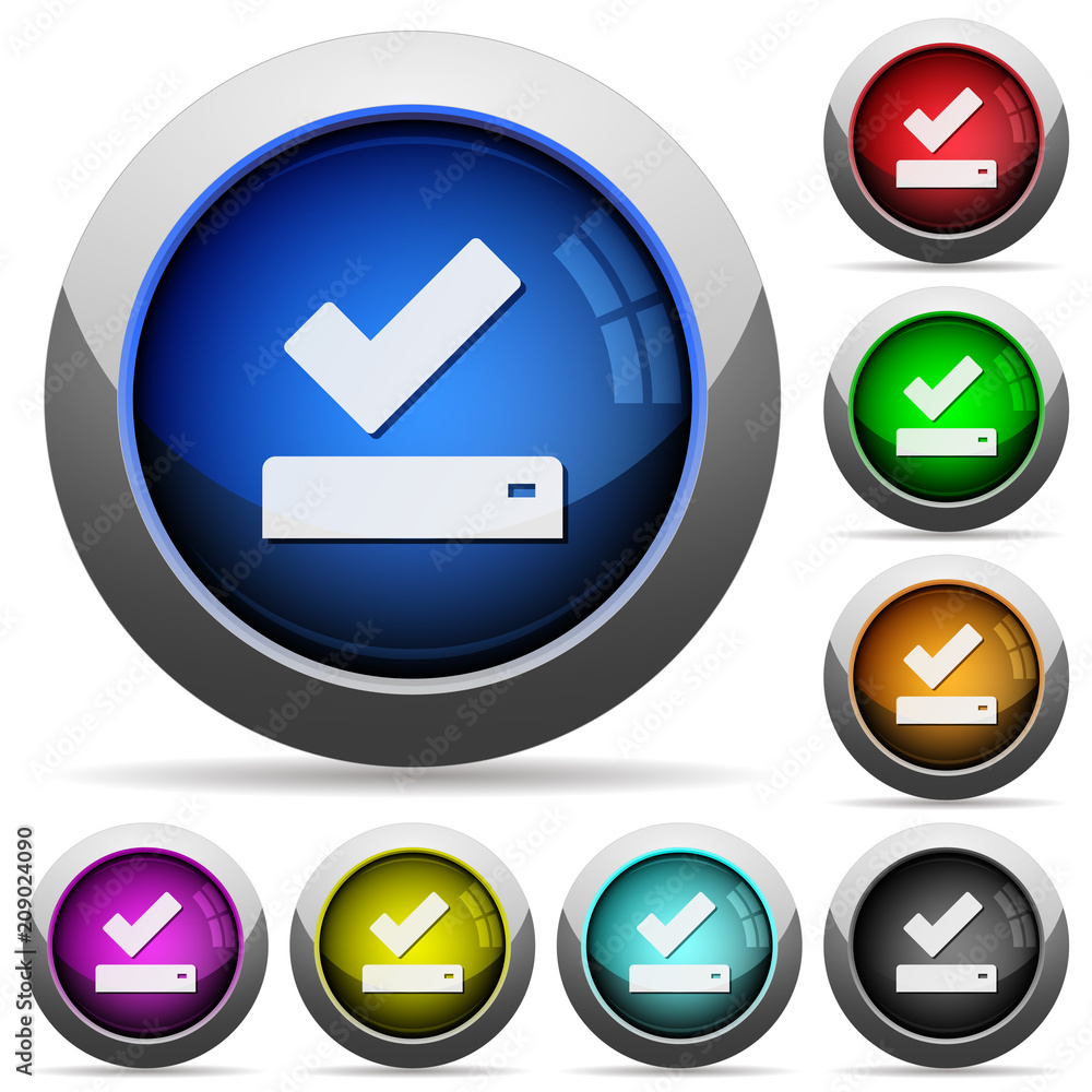 Successfully saved round glossy buttons Successfully saved round glossy buttons