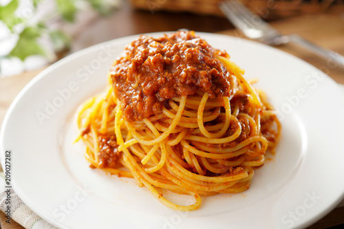 Fotografie パスタ　ボロネーゼ