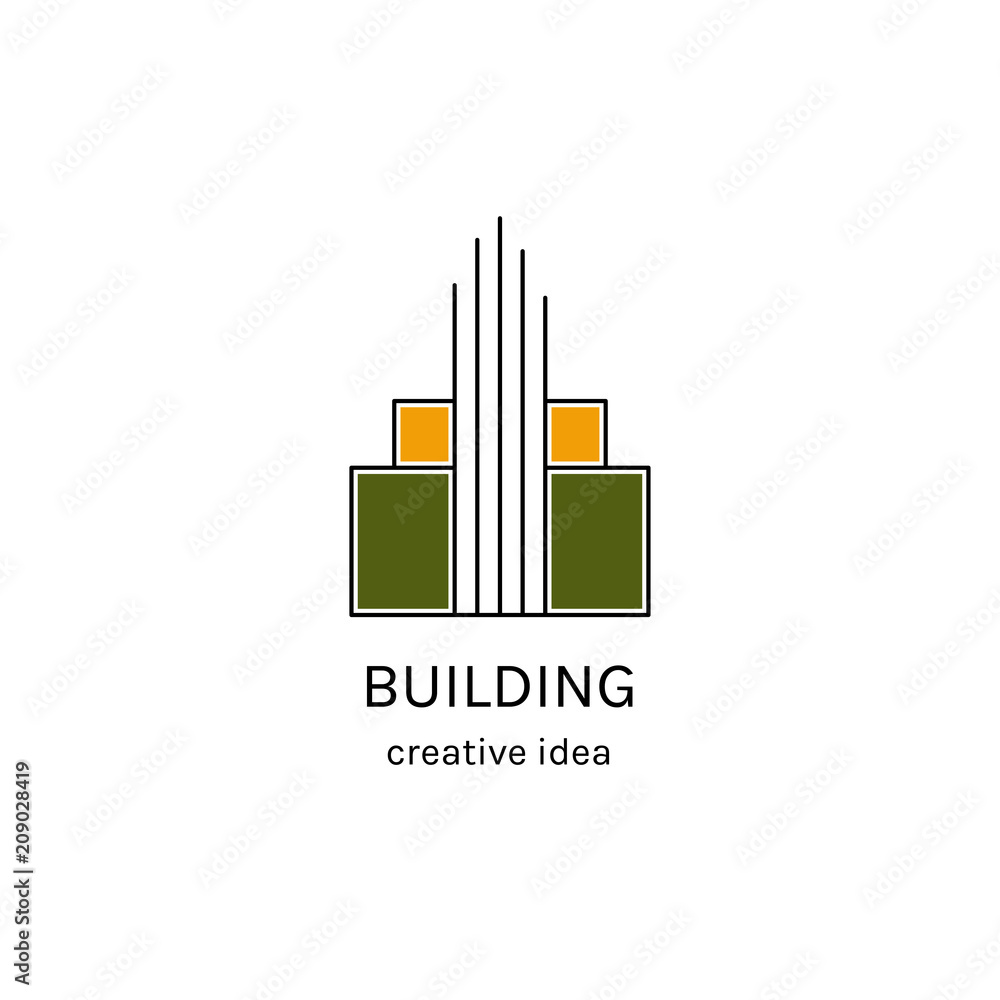 Construction logo template Construction logo template