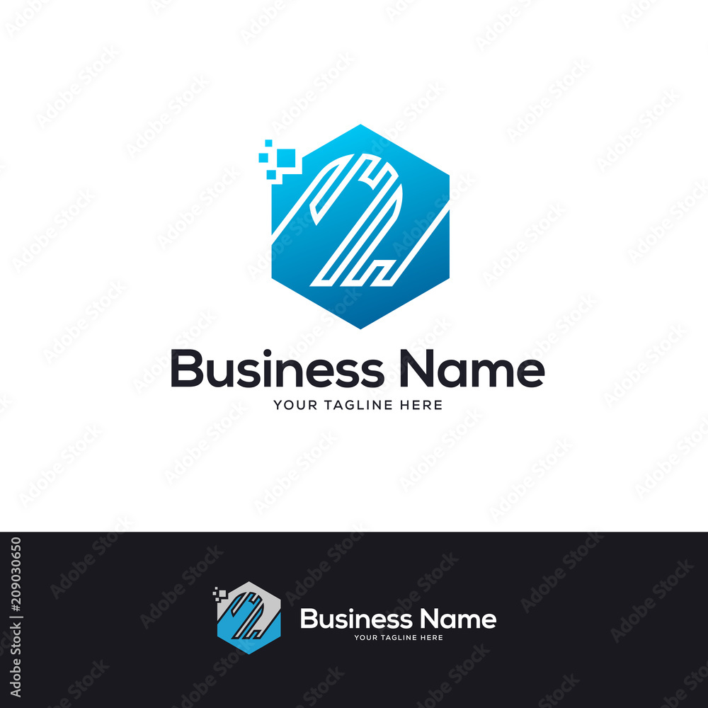 Abstract Tech Logo Abstract Tech Logo
