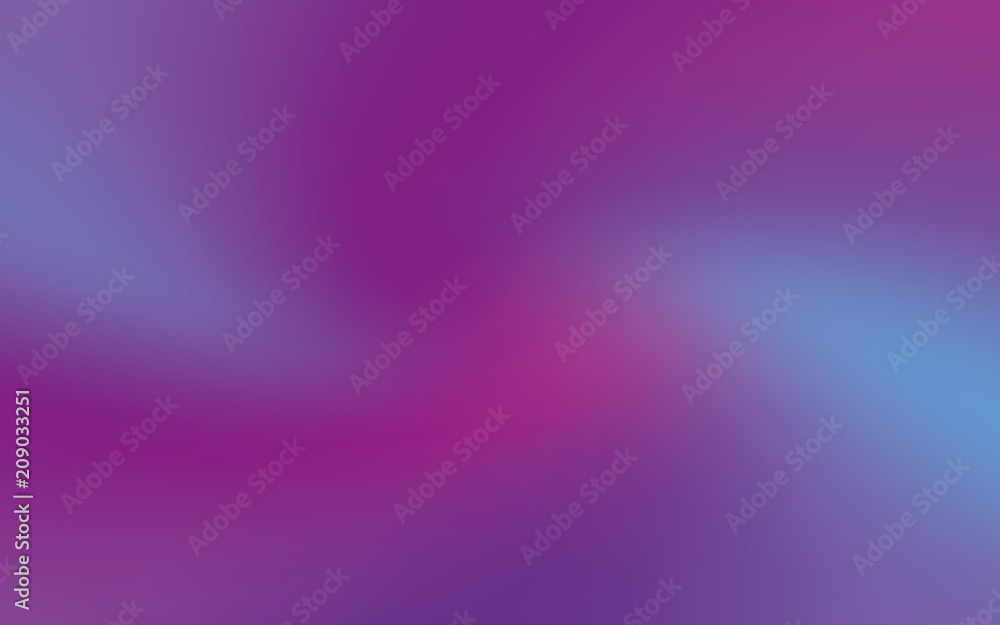 Fototapeta premium Wavy gradient background. Color, ultraviolet smoke. A blurred pattern. Bright backdrop Vector illustration