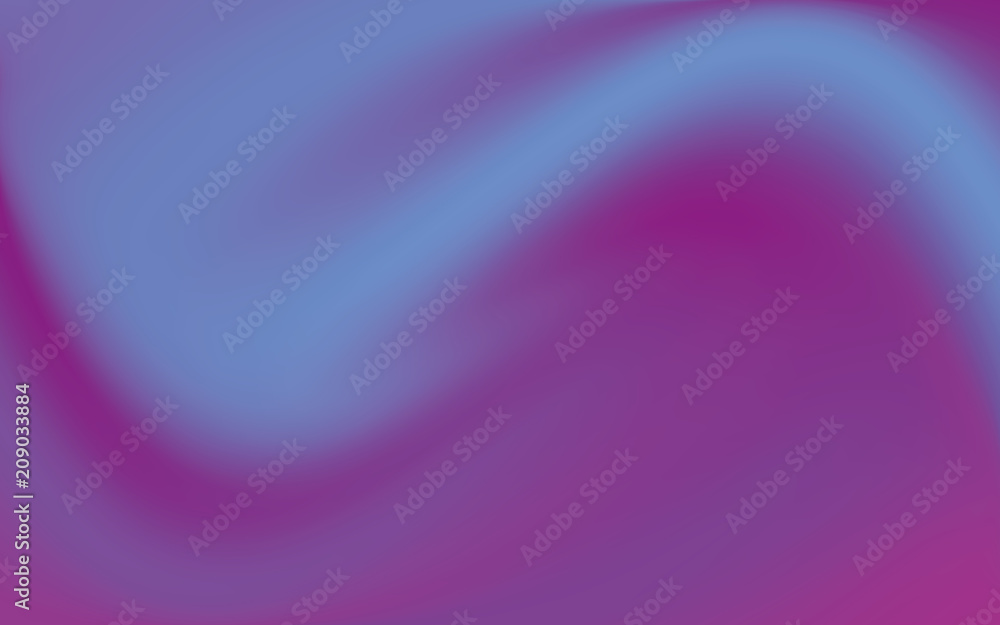 Fototapeta premium Wavy gradient background. Color, ultraviolet smoke. A blurred pattern. Bright backdrop Vector illustration