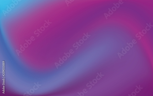 Wavy gradient background. Color, ultraviolet smoke. A blurred pattern. Bright backdrop Vector illustration