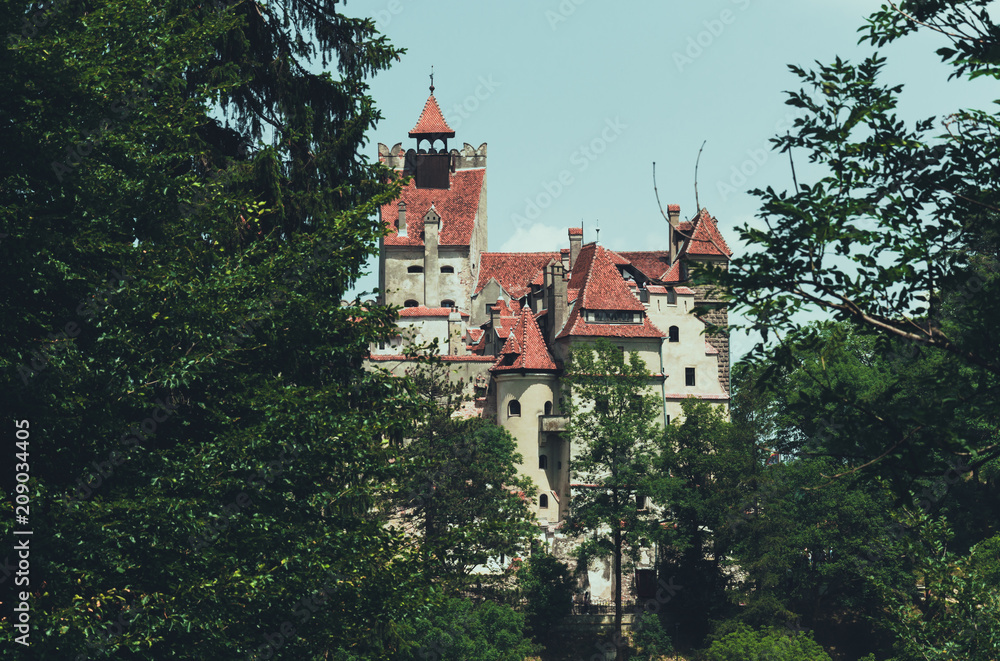 Legendary Bran Castle, Dracula Residence. Transylvania, landmark of  Romania