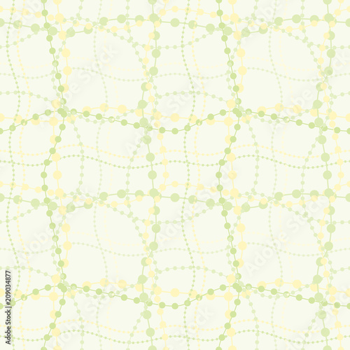Seamless repeating background simulating beads on threads