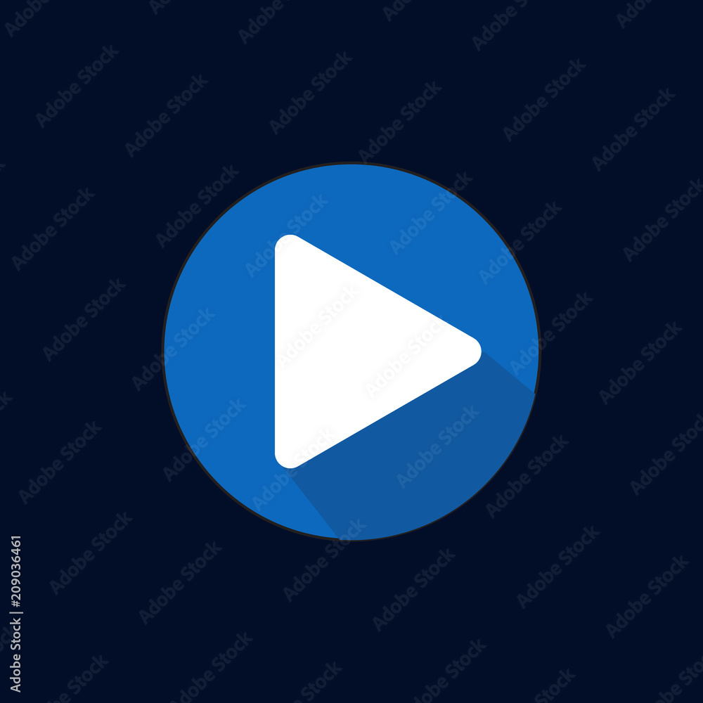 Button Play Vector Template Design Illustration Button Play Vector Template Design Illustration