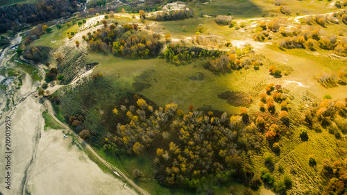 Ulan prairie aerial photograph