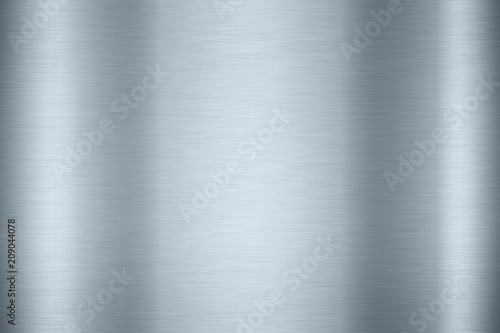 Abstract Shiny smooth foil metal silver color background.