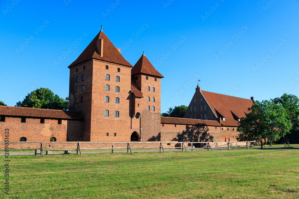Teutonic Castle in Malbork, Poland