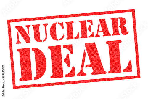 NUCLEAR DEAL Rubber Stamp