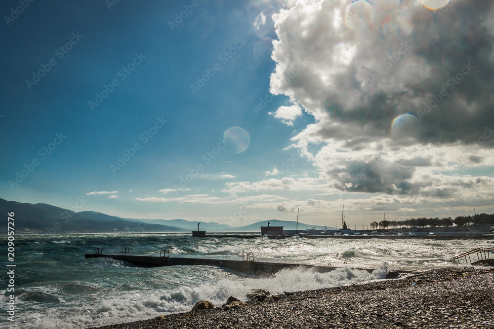 The sea after the storm The sea after the storm
