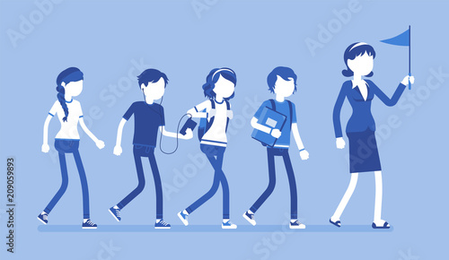 School group excursion