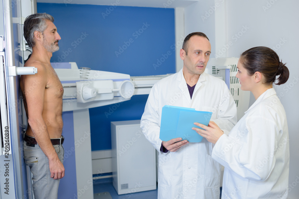 Obraz premium before xray examination