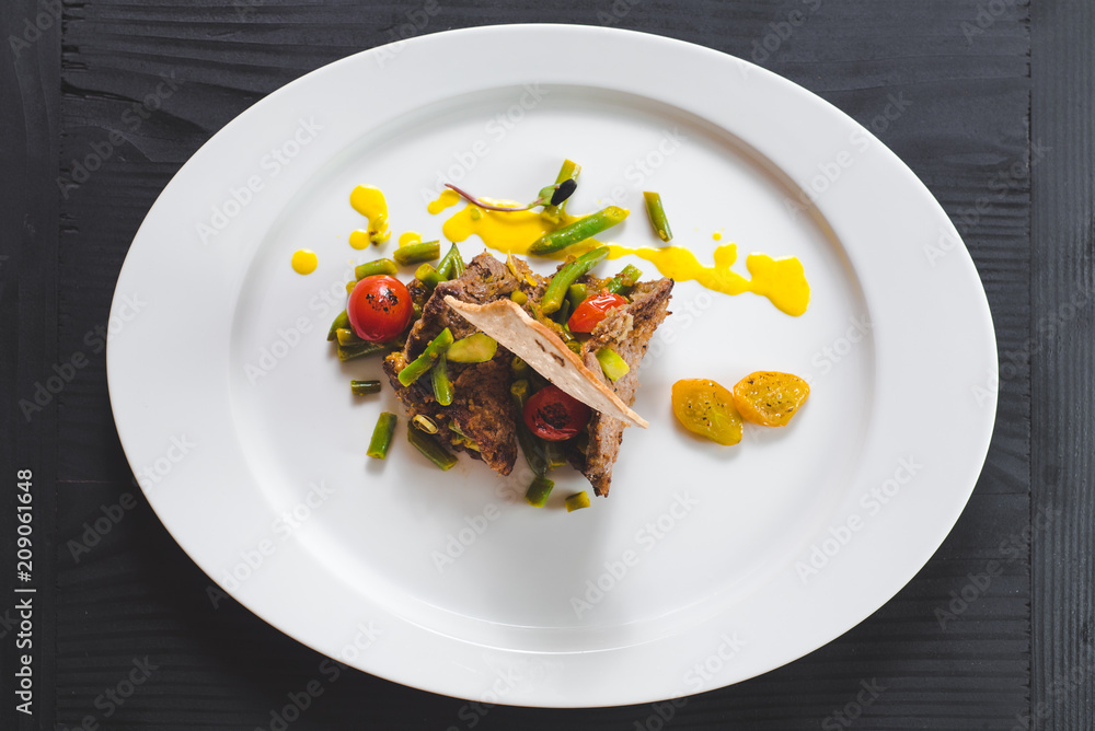 Meat and vegetables dish Meat and vegetables dish
