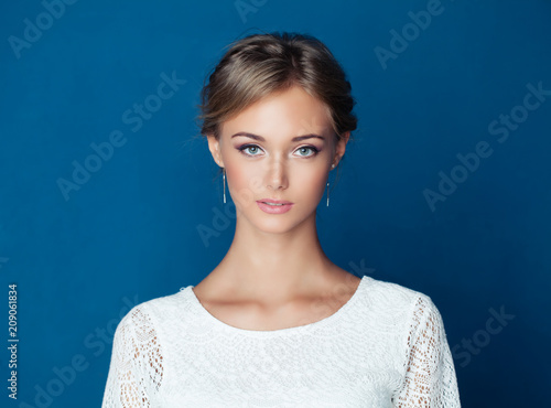Pretty young woman student, portrait