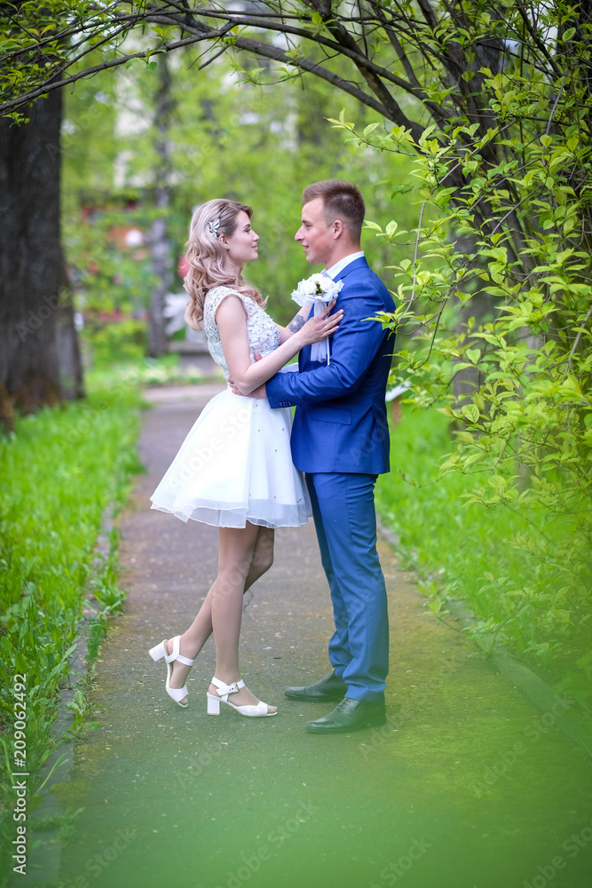 Fototapeta premium wedding bride groom