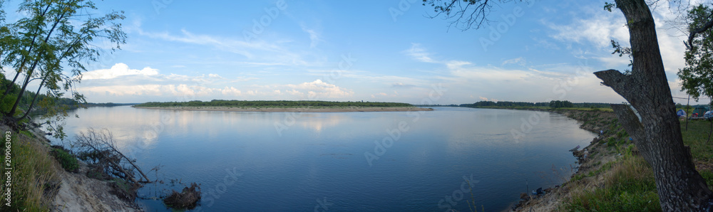 Volga river panorama