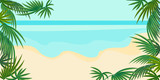A palm leaf. Abstract pattern for the background of banners and sites .Vectoral illustration.