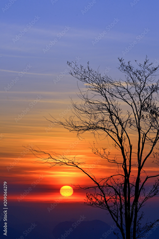 Fototapeta premium view point for sunset