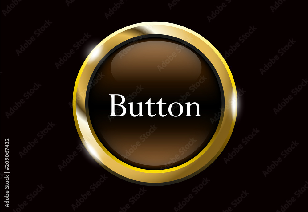 Gold button shiny metallic, Gold button shiny metallic,