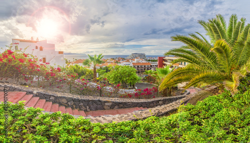 Puerto de Santiago city, Atlantic Ocean coast, Tenerife, Canary island, Spain.