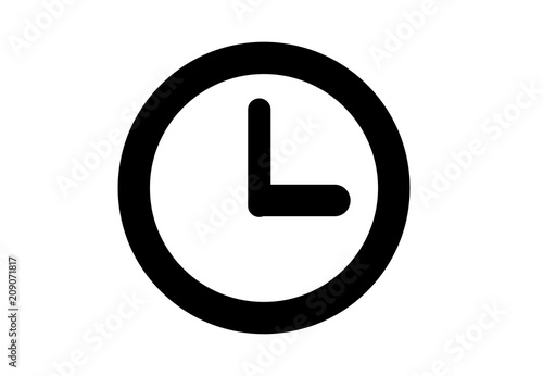 Símbolo de un reloj.