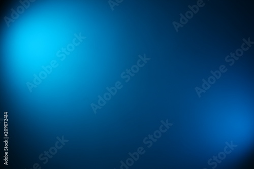 Blue rays on a dark background