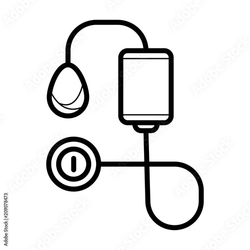 Tonometer Icon. Blood Pressure Checker Icon, pictogram icon