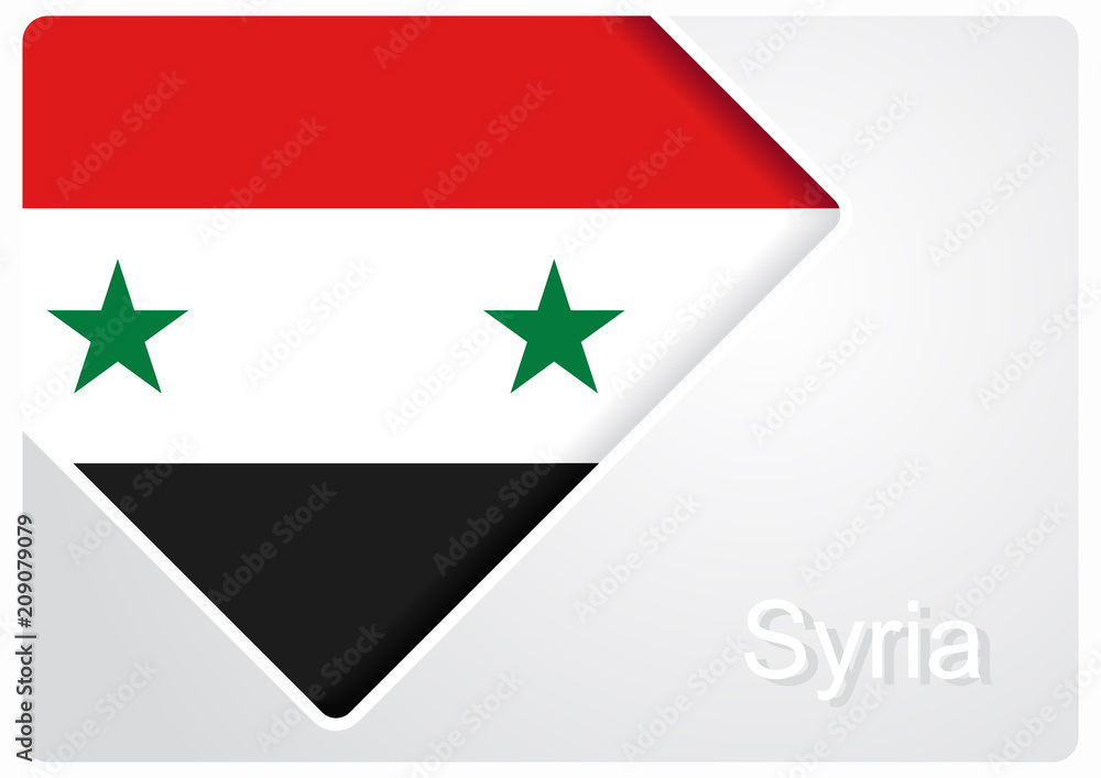 Syrian flag design background. Vector illustration. Syrian flag design background. Vector illustration.