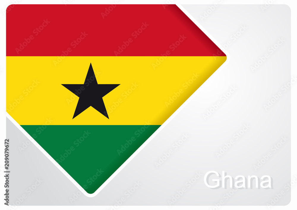 Ghanayan flag design background. Vector illustration. Ghanayan flag design background. Vector illustration.