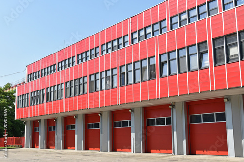 Building of the firefighter emergency services